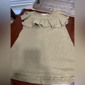 The Impeccable Pig Babydoll Flutter Sleeve Blouse top